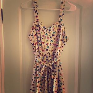 Cute Elephant pattern Mod Cloth dress